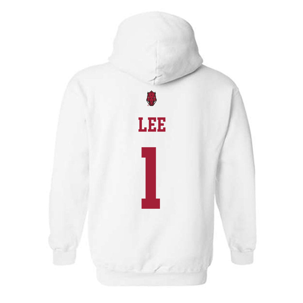 Arkansas - NCAA Football : Phillip Lee - Sports Shersey Hooded Sweatshirt-1