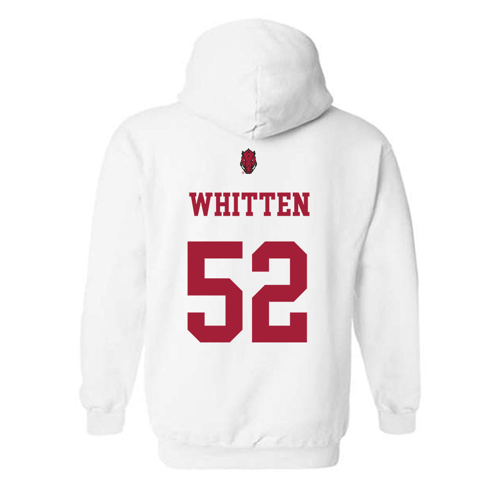 Arkansas - NCAA Football : Donovan Whitten - Sports Shersey Hooded Sweatshirt