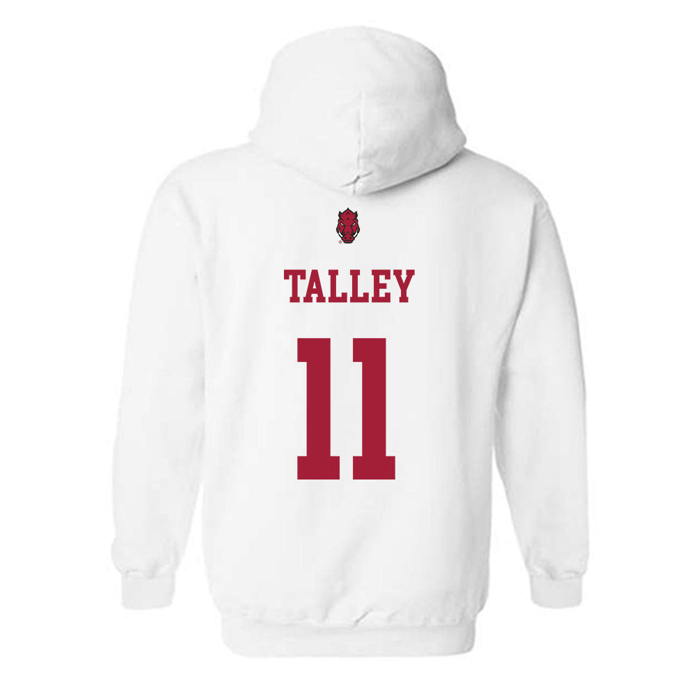 Arkansas - NCAA Football : Ken Talley - Sports Shersey Hooded Sweatshirt-1