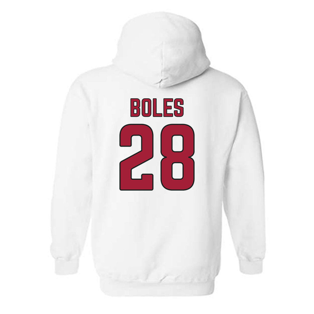 Arkansas - NCAA Baseball : Carson Boles - Sports Shersey Hooded Sweatshirt