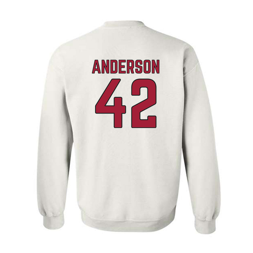 Arkansas - NCAA Baseball : Michael Anderson - Sports Shersey Crewneck Sweatshirt-1