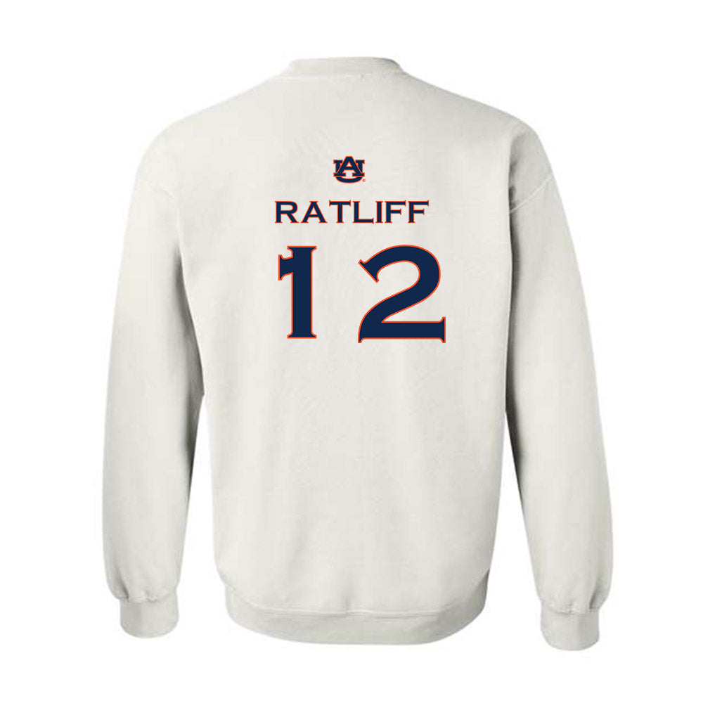 Auburn - NCAA Softball : Ava Ratliff - Replica Shersey Crewneck Sweatshirt-1
