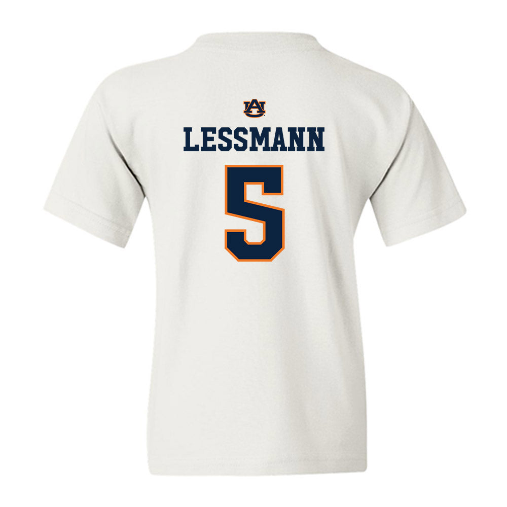 Auburn - NCAA Softball : georgia lessmann - Sports Shersey Youth T-Shirt-1