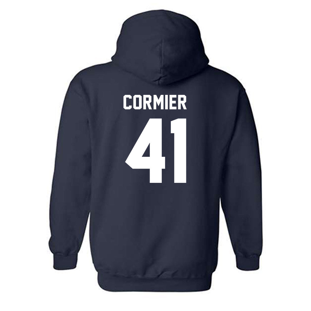 Auburn - NCAA Baseball : LJ Cormier - Generic Shersey Hooded Sweatshirt-1