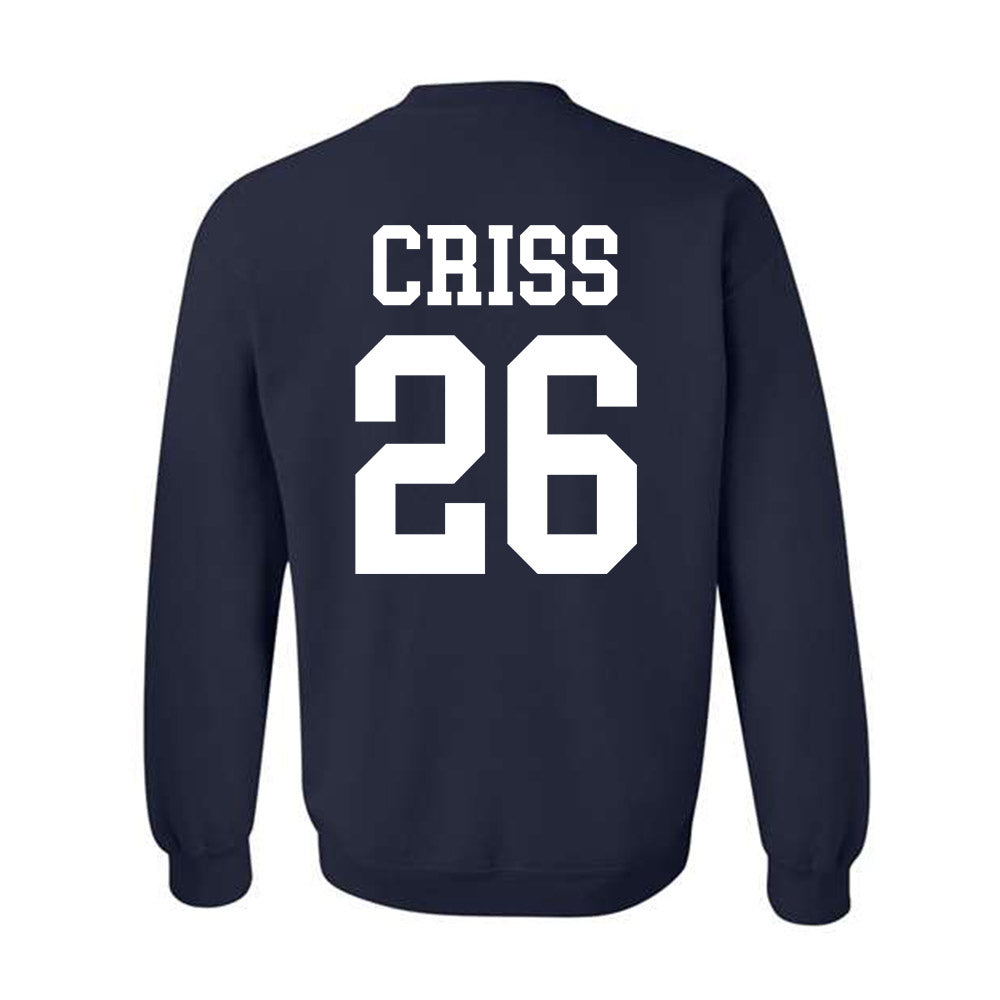BYU - NCAA Football : Jordyn Criss - Sports Shersey Crewneck Sweatshirt-1