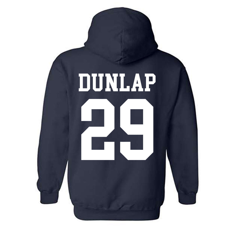 BYU - NCAA Football : Jayden Dunlap - Sports Shersey Hooded Sweatshirt-1