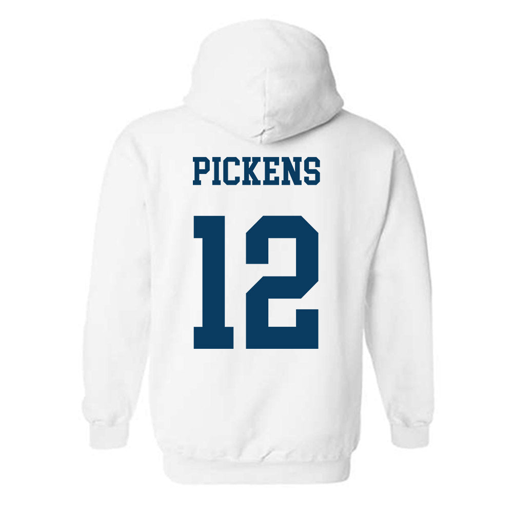 BYU - NCAA Men's Basketball : Nate Pickens - Generic Shersey Hooded Sweatshirt-1