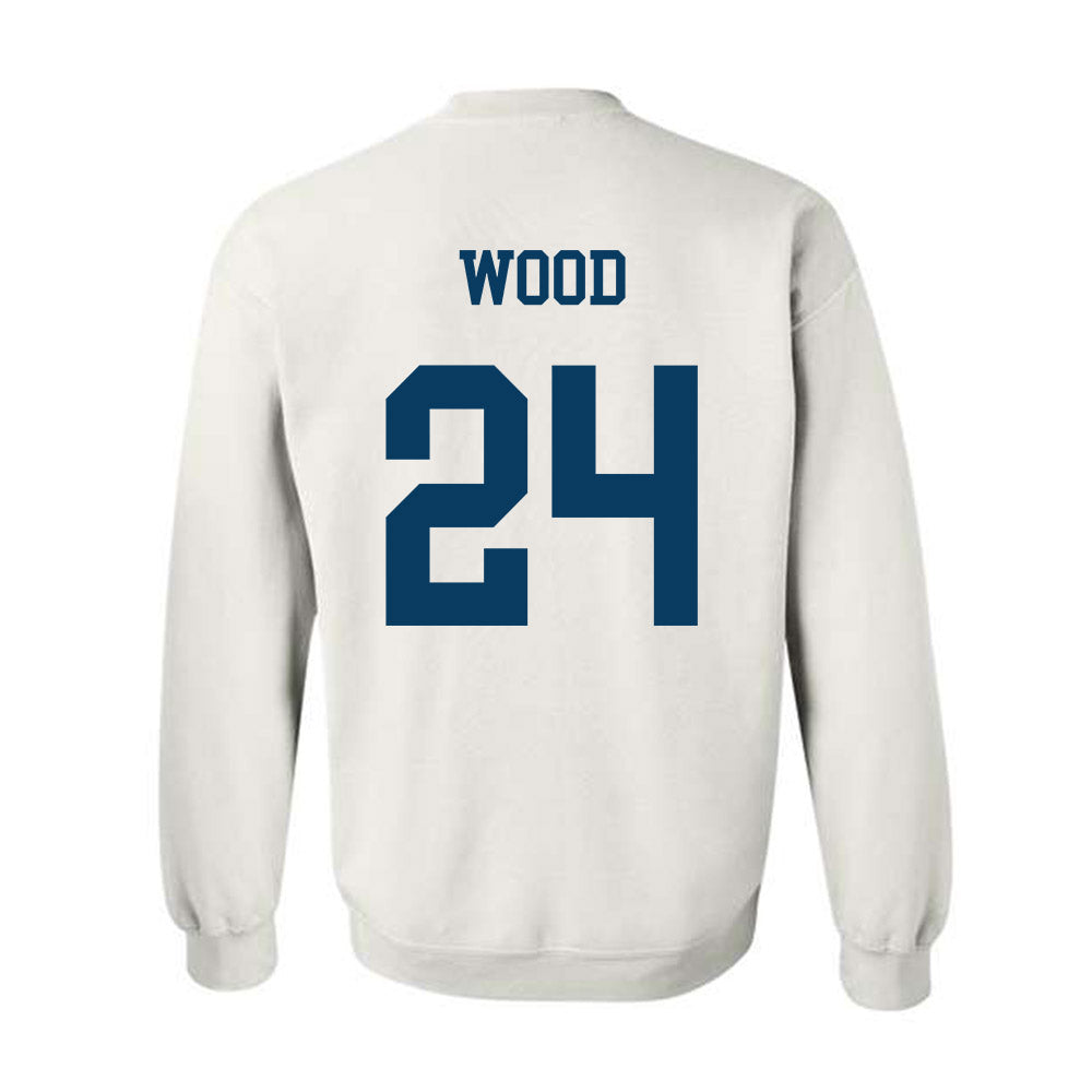 BYU - NCAA Football : Ethan Wood - Generic Shersey Crewneck Sweatshirt-1