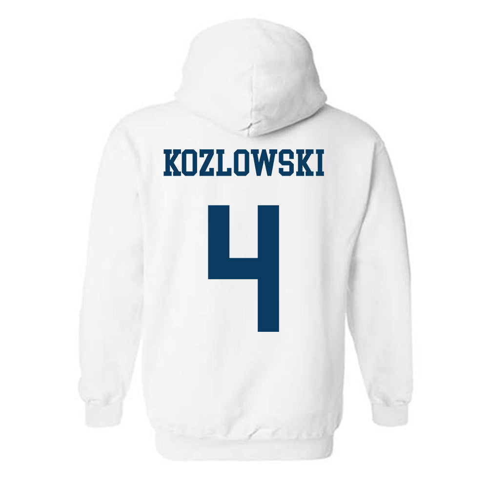 BYU - NCAA Men's Basketball : Brody Kozlowski - Generic Shersey Hooded Sweatshirt-1