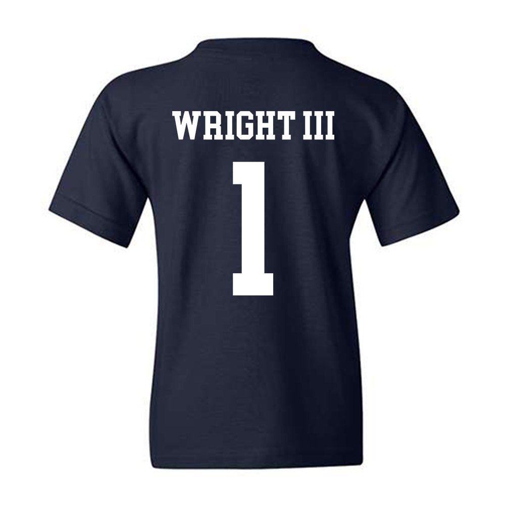 BYU - NCAA Men's Basketball : Robert Wright III - Generic Shersey Youth T-Shirt-1