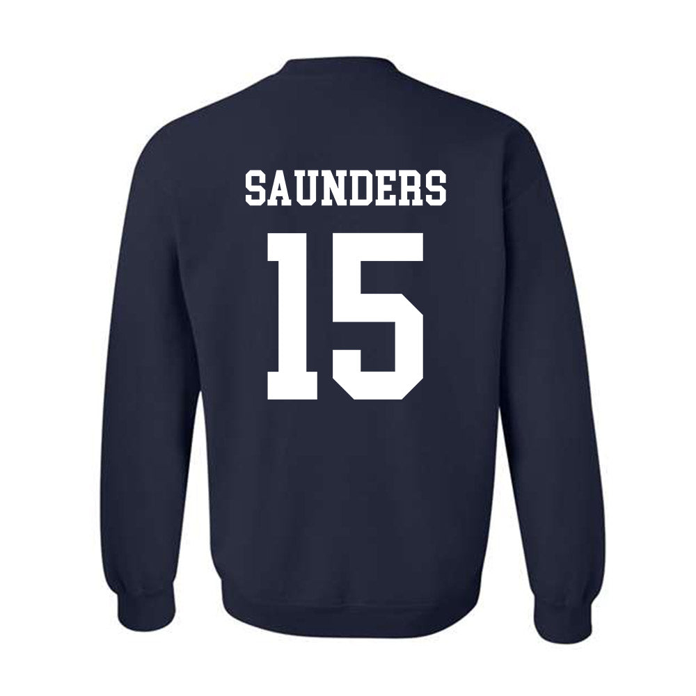 BYU - NCAA Men's Basketball : Richie Saunders - Generic Shersey Crewneck Sweatshirt-1