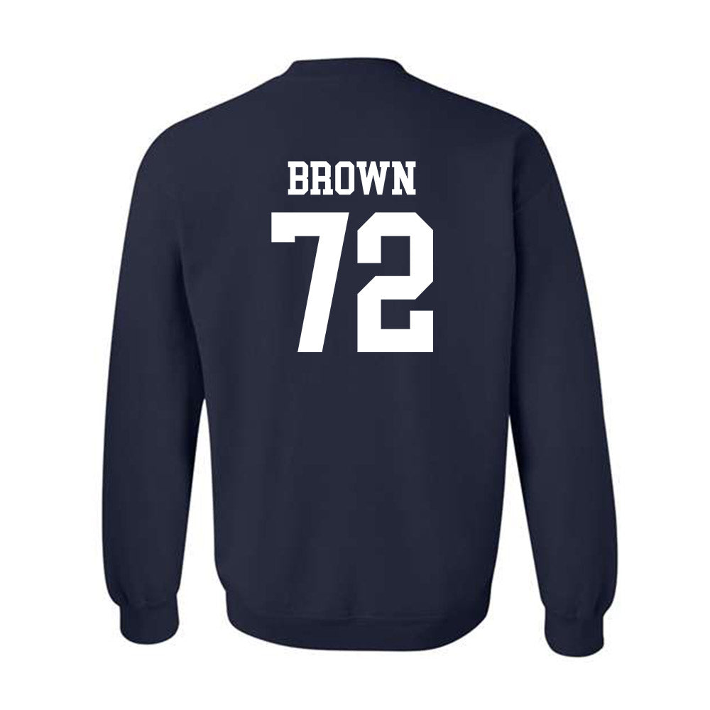 BYU - NCAA Football : Joe Brown - Sports Shersey Crewneck Sweatshirt-1
