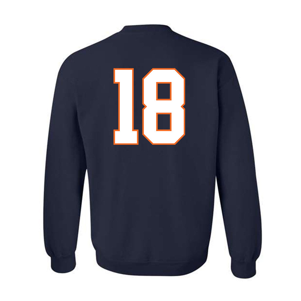 Virginia - NCAA Football : Corey Costner - Crewneck Sweatshirt-1