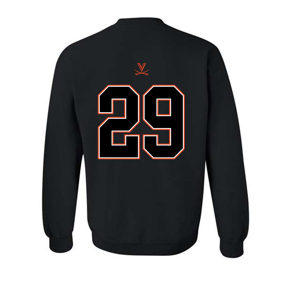Virginia - NCAA Football : Davis Lane Jr - Crewneck Sweatshirt-1