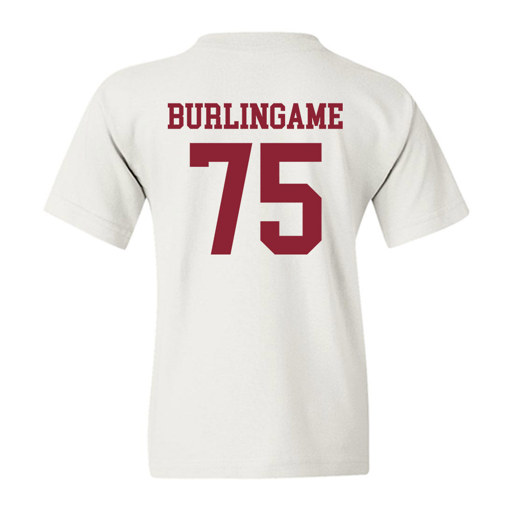 UMass - NCAA Football : Tanner Burlingame - Youth T-Shirt-1