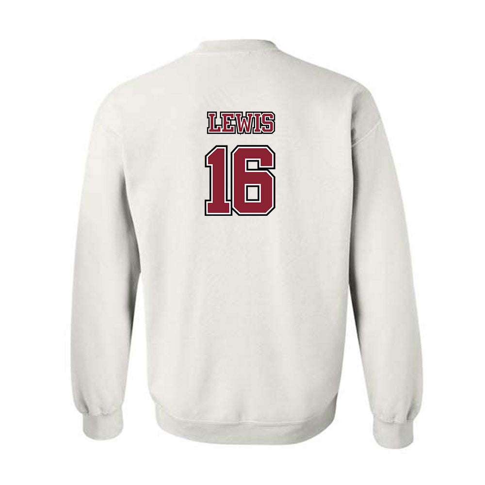 UMass - NCAA Men's Lacrosse : Caelin Lewis - Crewneck Sweatshirt Replica Shersey