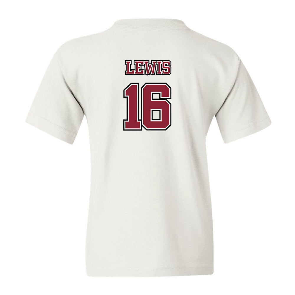 UMass - NCAA Men's Lacrosse : Caelin Lewis - Youth T-Shirt Replica Shersey