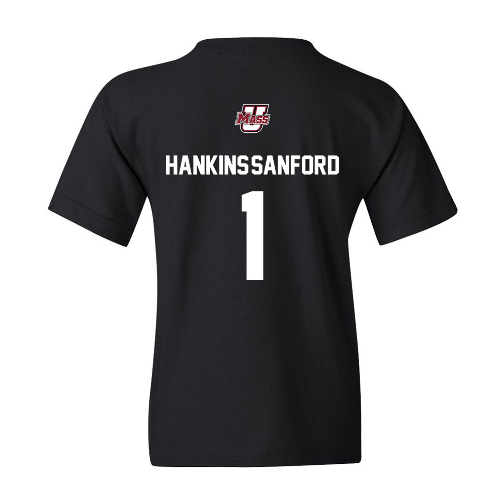 UMass - NCAA Men's Basketball : Daniel Hankins-Sanford - Youth T-Shirt