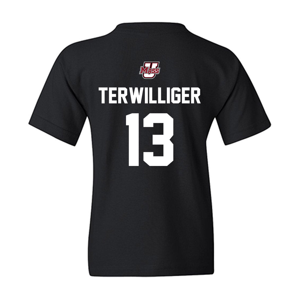 UMass - NCAA Baseball : Dylan Terwilliger - Classic Shersey Youth T-Shirt-1