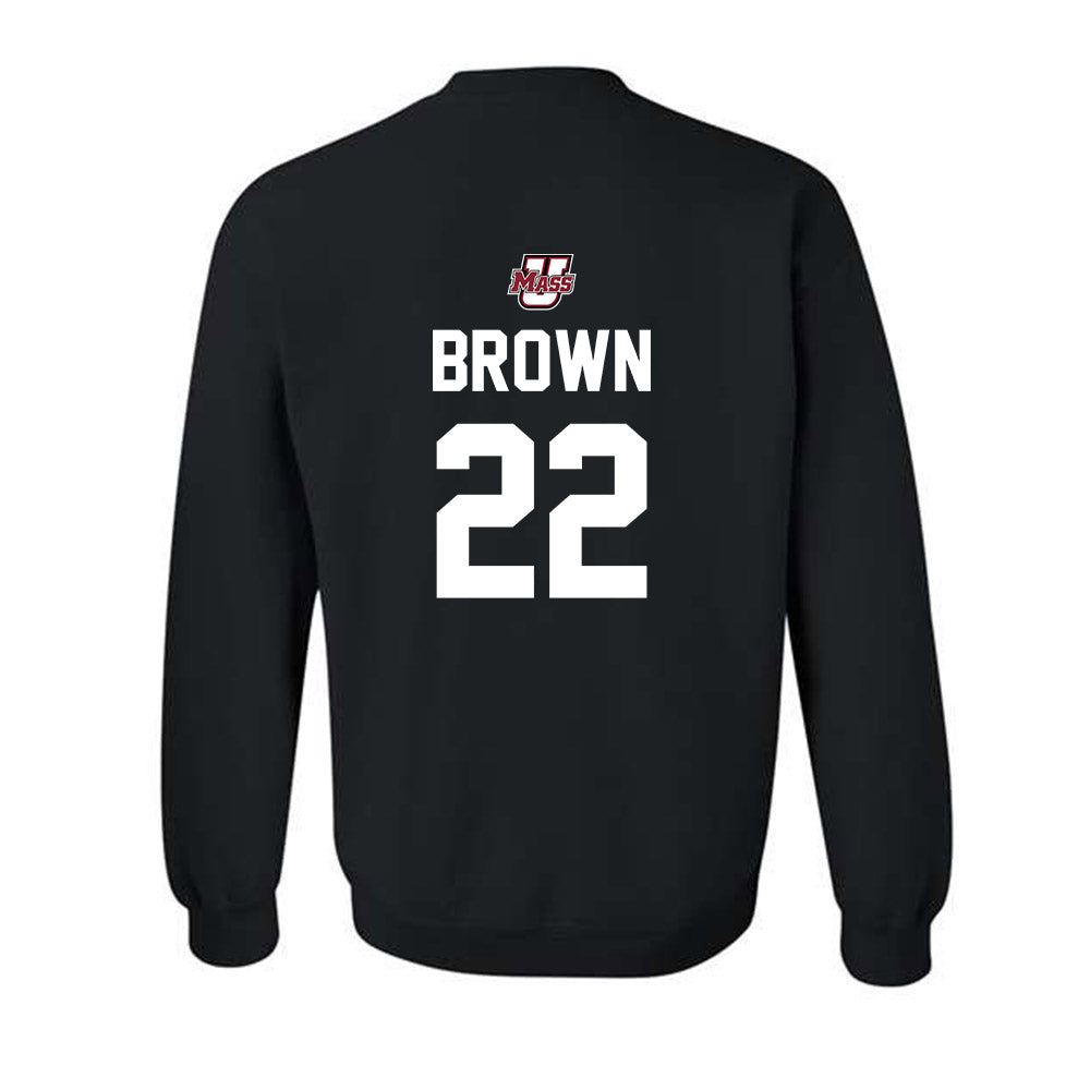 UMass - NCAA Men's Soccer : Alex Brown - Classic Shersey Crewneck Sweatshirt-1
