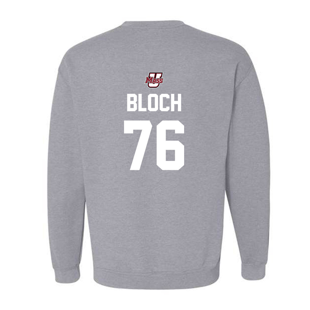 UMass - NCAA Football : Riley Bloch - Crewneck Sweatshirt