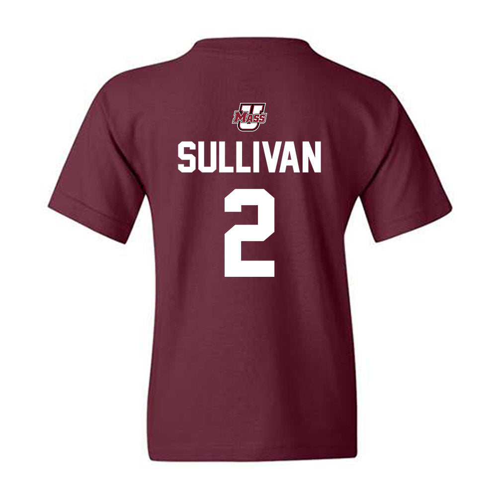 UMass - NCAA Baseball : Braden Sullivan - Sports Shersey Youth T-Shirt-1