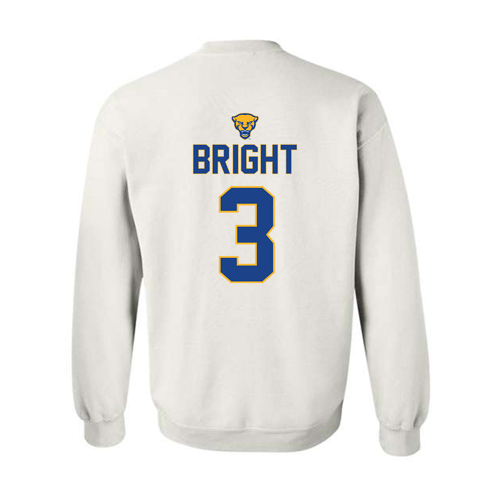 Pittsburgh - NCAA Women's Soccer : Maya Bright - Sports Shersey Crewneck Sweatshirt-1