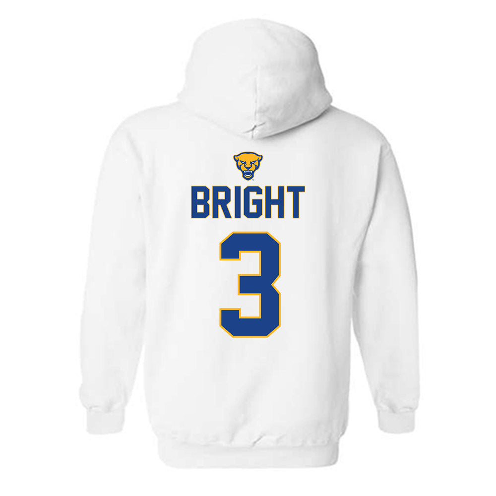 Pittsburgh - NCAA Women's Soccer : Maya Bright - Sports Shersey Hooded Sweatshirt-1