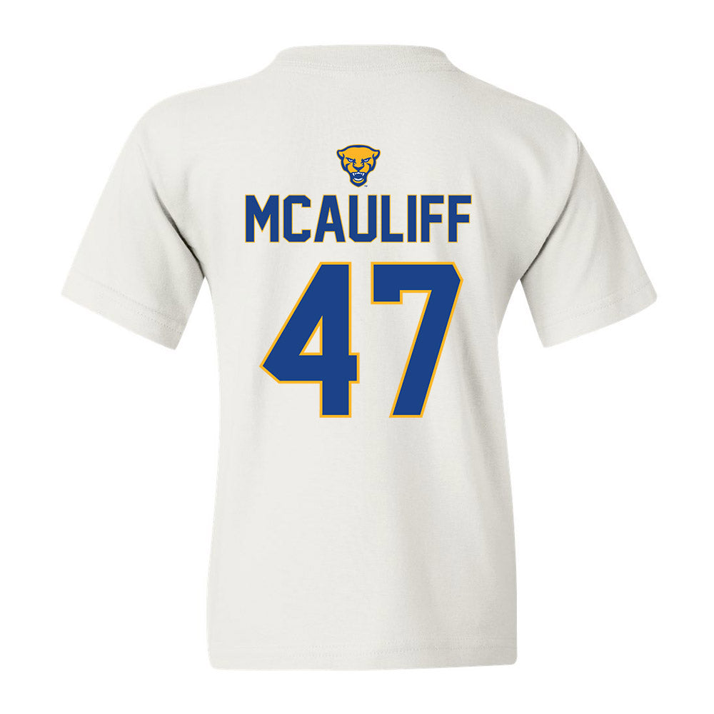 Pittsburgh - NCAA Baseball : Daniel McAuliff - Sports Shersey Youth T-Shirt