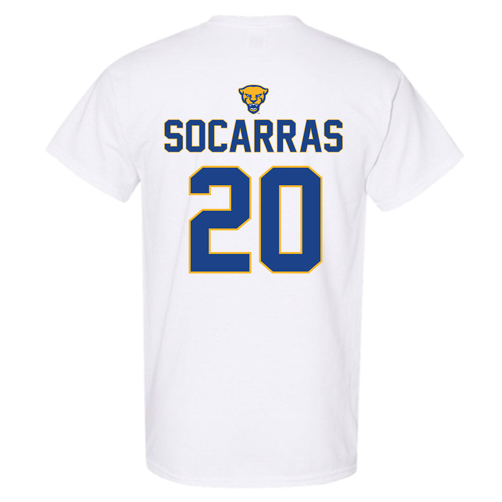 Pittsburgh - NCAA Baseball : Antonio Socarras - Sports Shersey T-Shirt-1