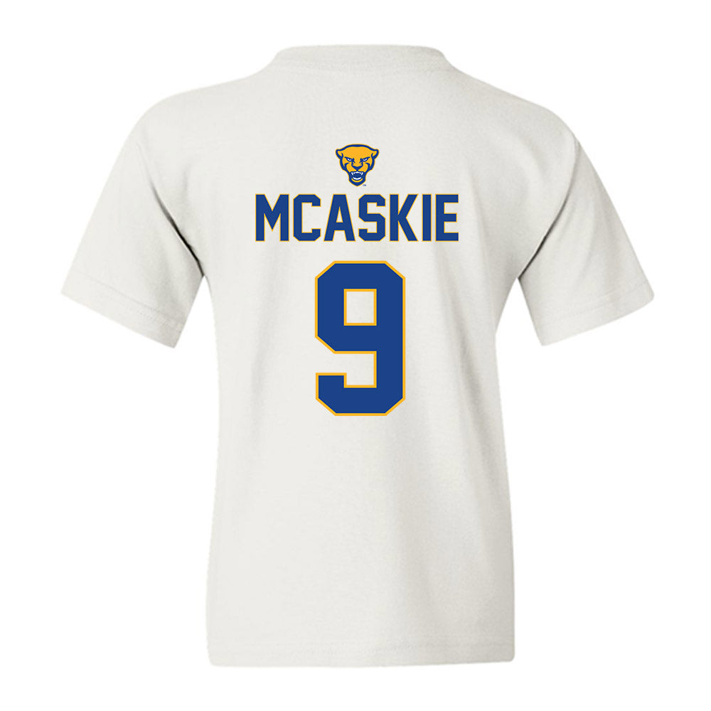 Pittsburgh - NCAA Baseball : Aidan McAskie - Sports Shersey Youth T-Shirt-1