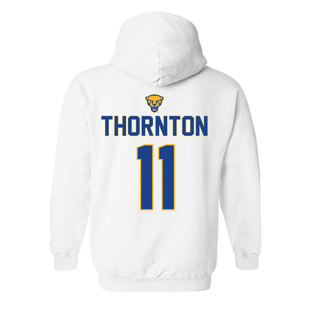Pittsburgh - NCAA Softball : Amelia Thornton - Sports Shersey Hooded Sweatshirt-1