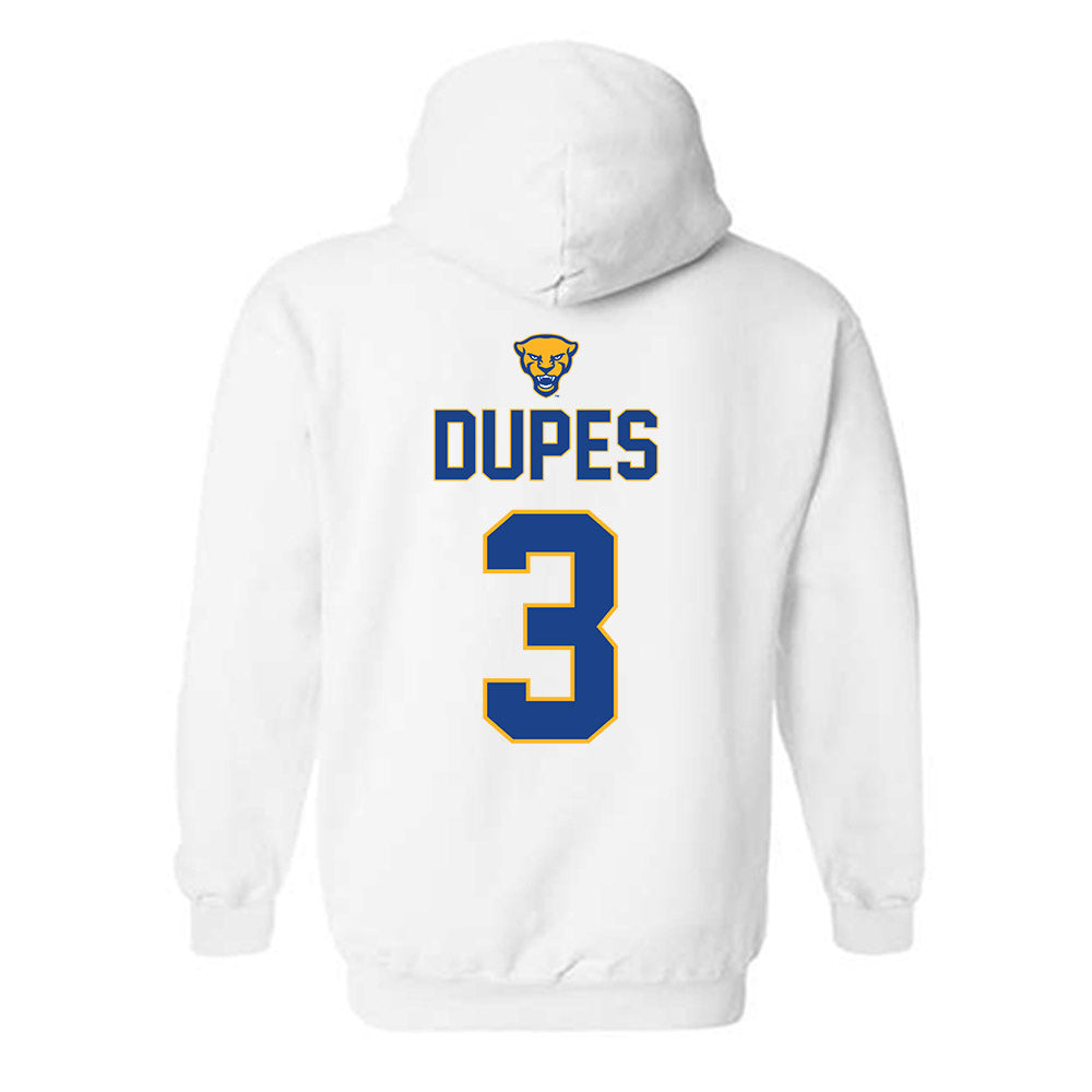Pittsburgh - NCAA Women's Volleyball : Emery Dupes - Sports Shersey Hooded Sweatshirt-1