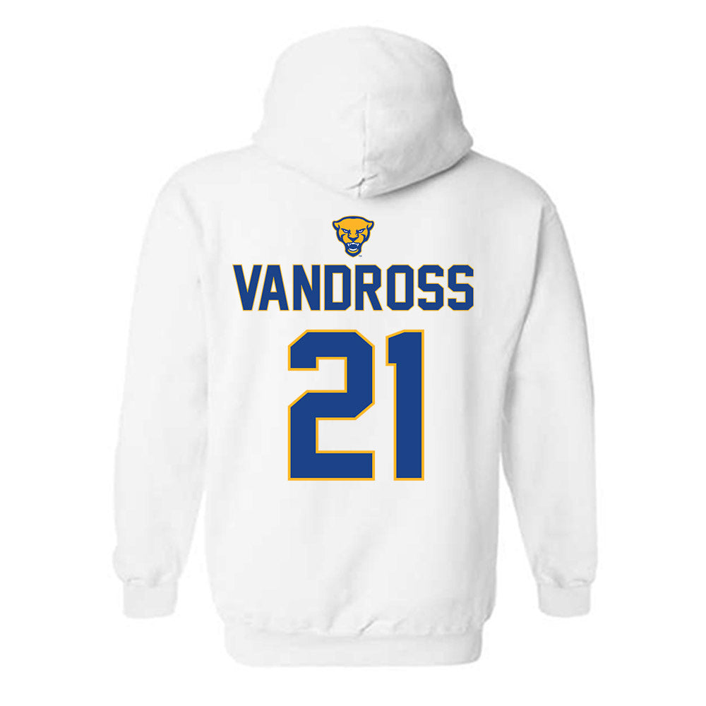 Pittsburgh - NCAA Women's Lacrosse : Madison Vandross - Sports Shersey Hooded Sweatshirt-1