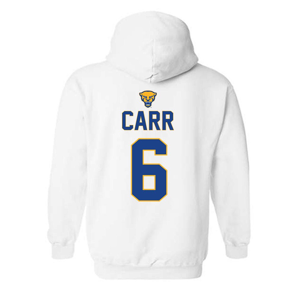 Pittsburgh - NCAA Women's Lacrosse : Aidan Carr - Sports Shersey Hooded Sweatshirt-1