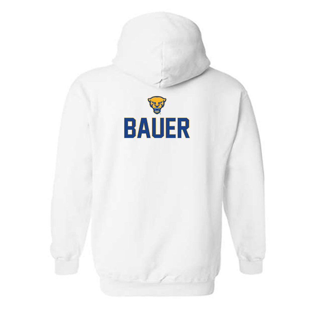 Pittsburgh - NCAA Men's Swimming & Diving : Alex Bauer - Sports Shersey Hooded Sweatshirt