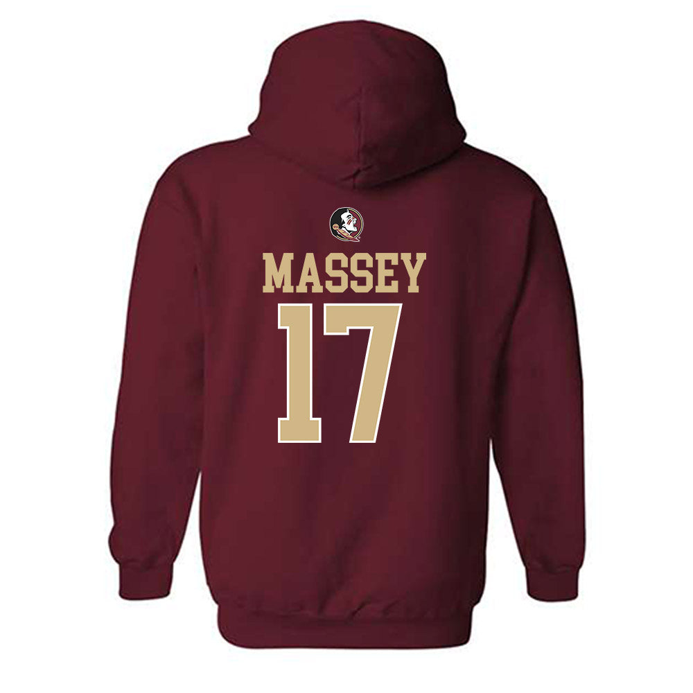 FSU - NCAA Beach Volleyball : Myriah Massey - Generic Shersey Hooded Sweatshirt