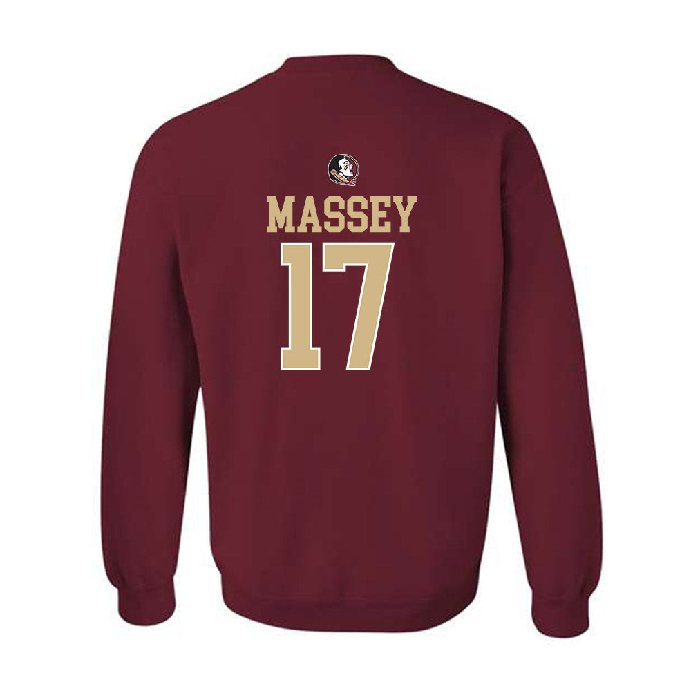 FSU - NCAA Beach Volleyball : Myriah Massey - Generic Shersey Crewneck Sweatshirt
