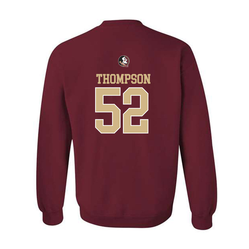FSU - NCAA Football : Chavez Thompson - Classic Shersey Crewneck Sweatshirt-1