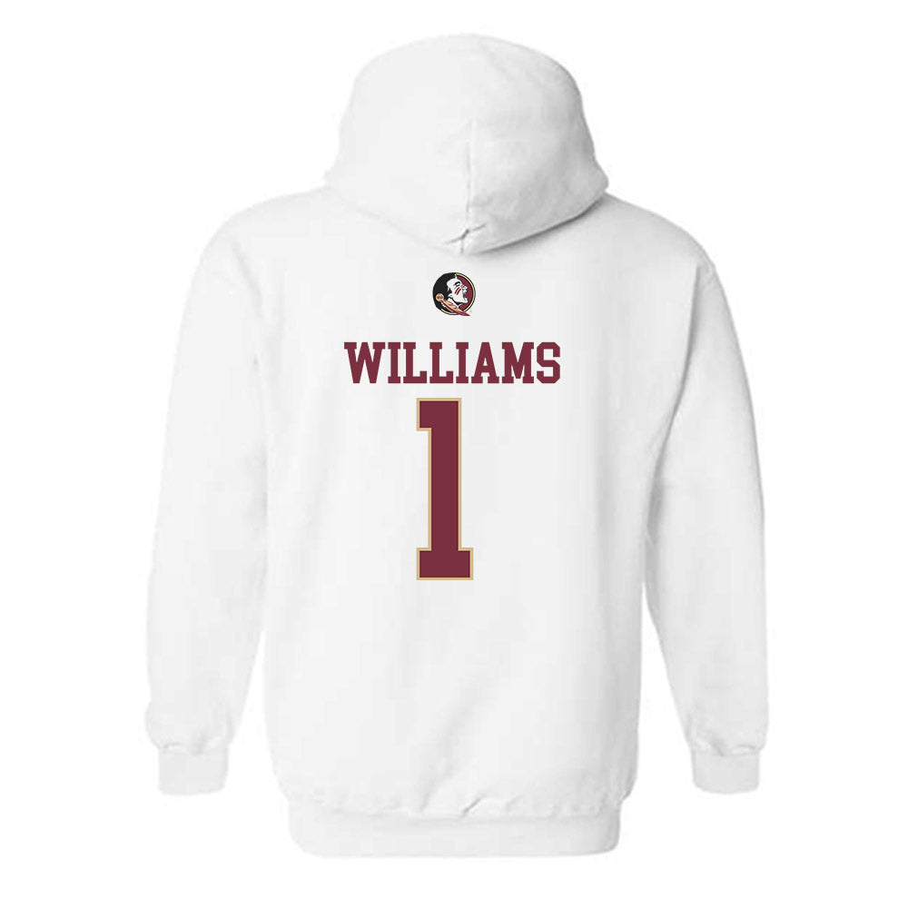 FSU - NCAA Baseball : Chase Williams - Classic Shersey Hooded Sweatshirt-1