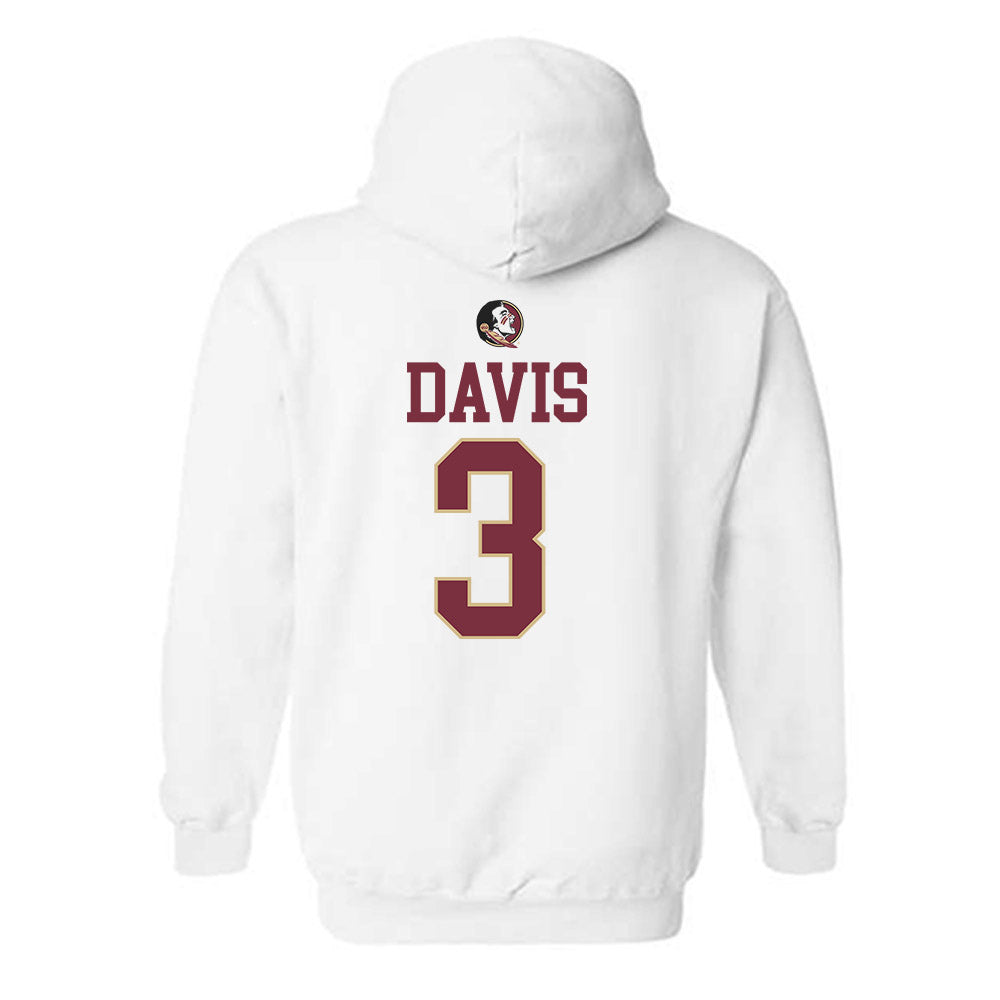 FSU - NCAA Football : Kam Davis - Generic Shersey Hooded Sweatshirt