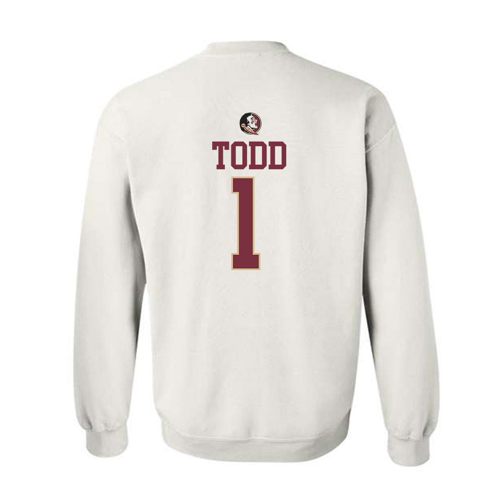 FSU - NCAA Women's Soccer : Adelyn Todd - Generic Shersey Crewneck Sweatshirt