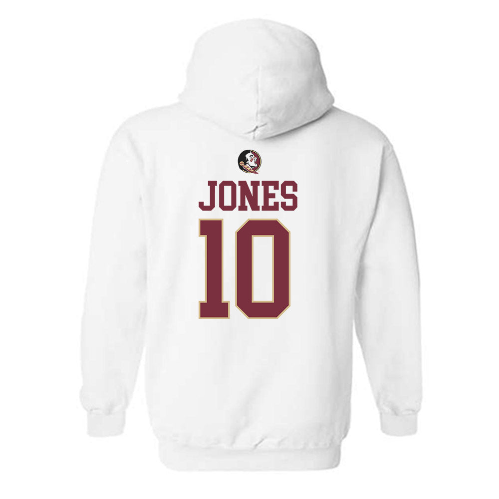 FSU - NCAA Men's Basketball : Lajae Jones - Classic Shersey Hooded Sweatshirt-1