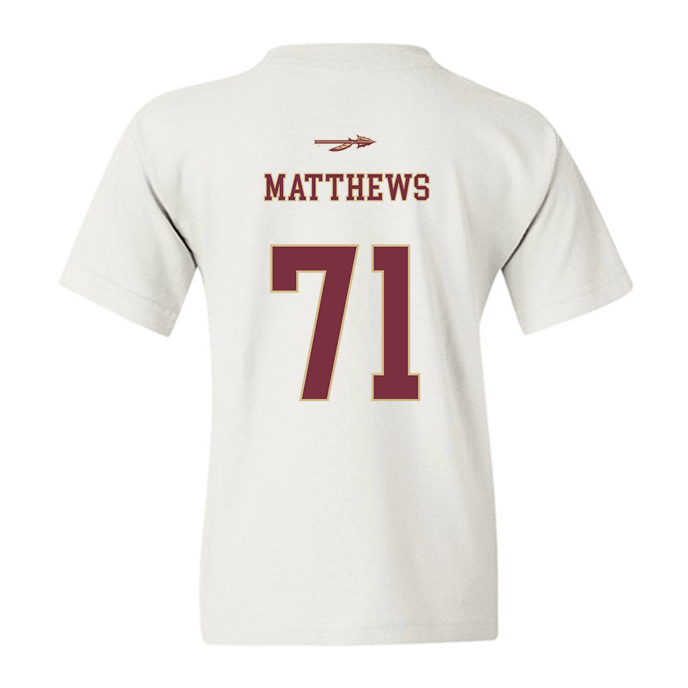 FSU - NCAA Football : JaElyne Matthews - Classic Shersey Youth T-Shirt-1