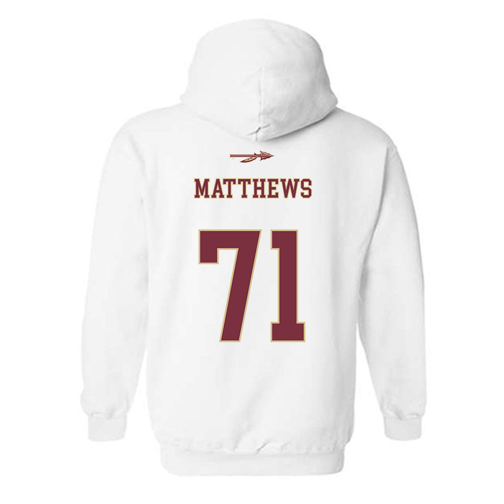FSU - NCAA Football : JaElyne Matthews - Classic Shersey Hooded Sweatshirt-1