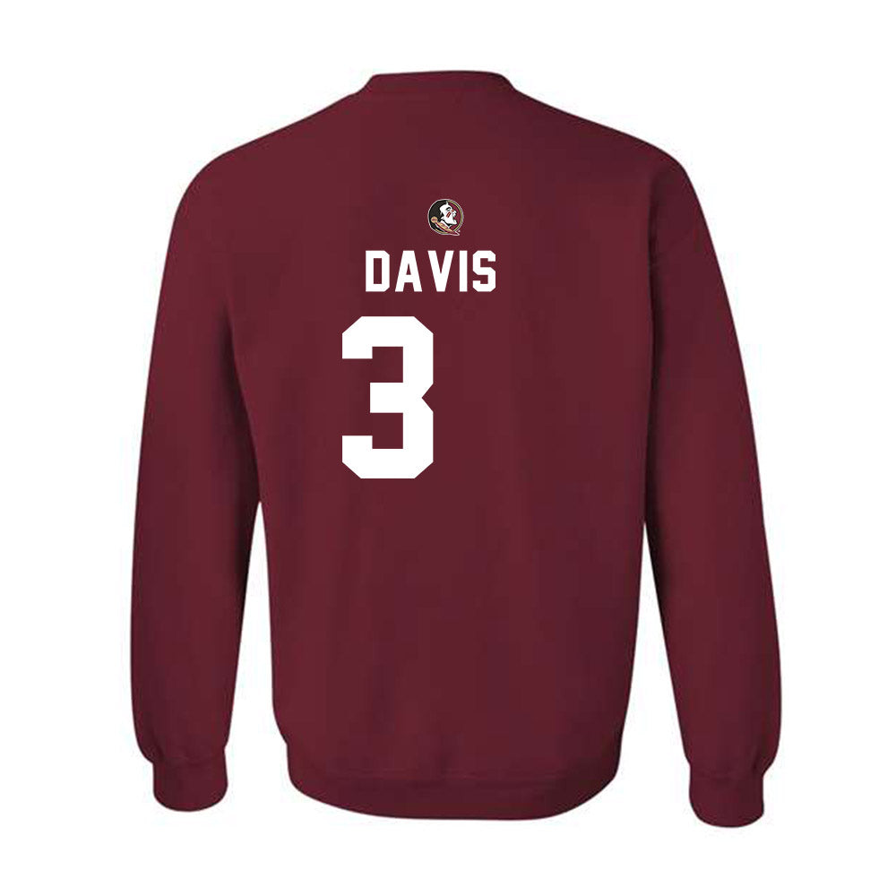 FSU - NCAA Football : Kam Davis - Crewneck Sweatshirt