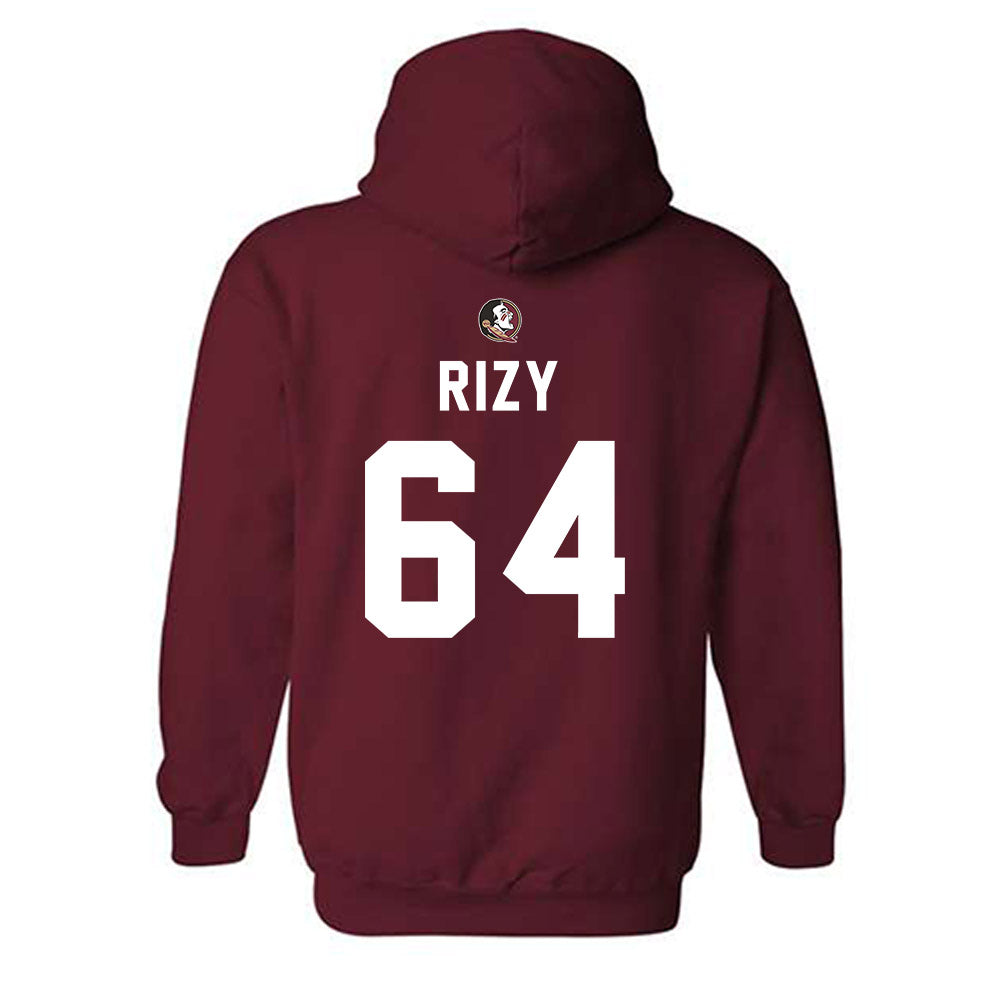 FSU - NCAA Football : Jacob Rizy - Sports Shersey Hooded Sweatshirt-1