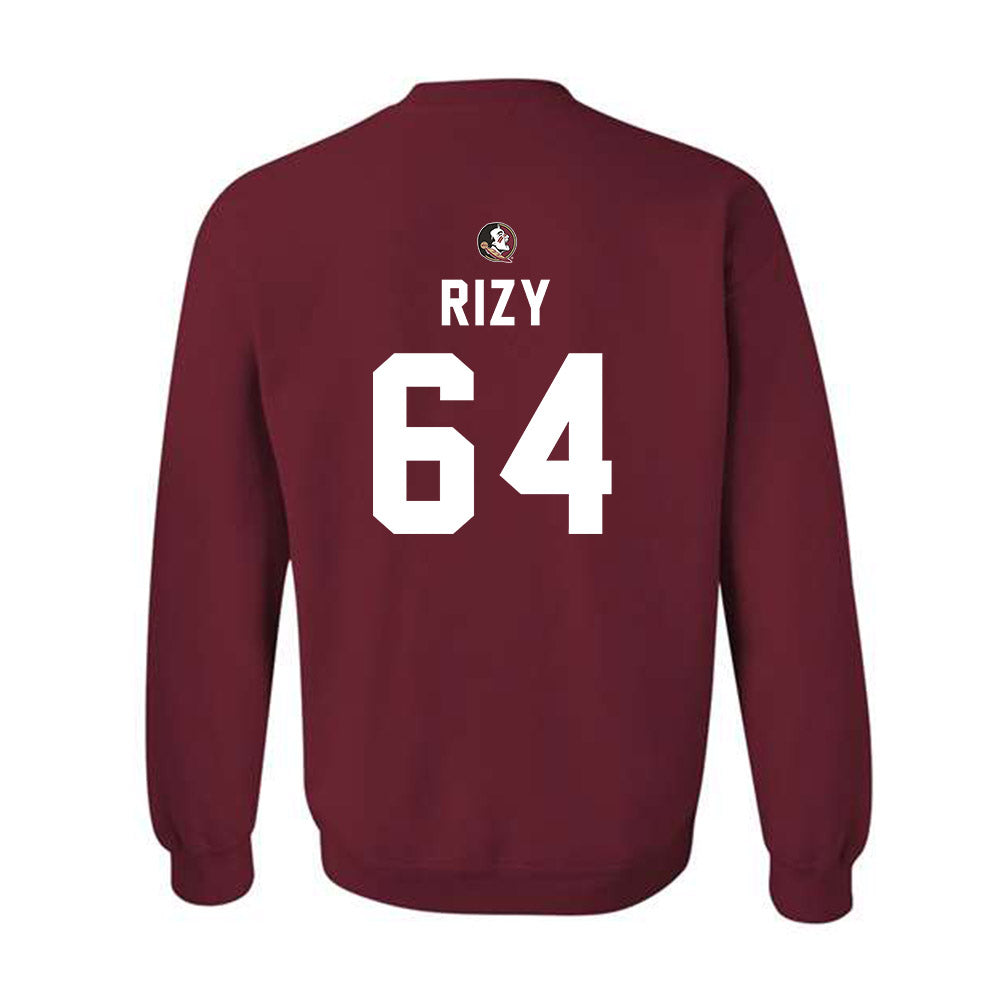 FSU - NCAA Football : Jacob Rizy - Sports Shersey Crewneck Sweatshirt-1