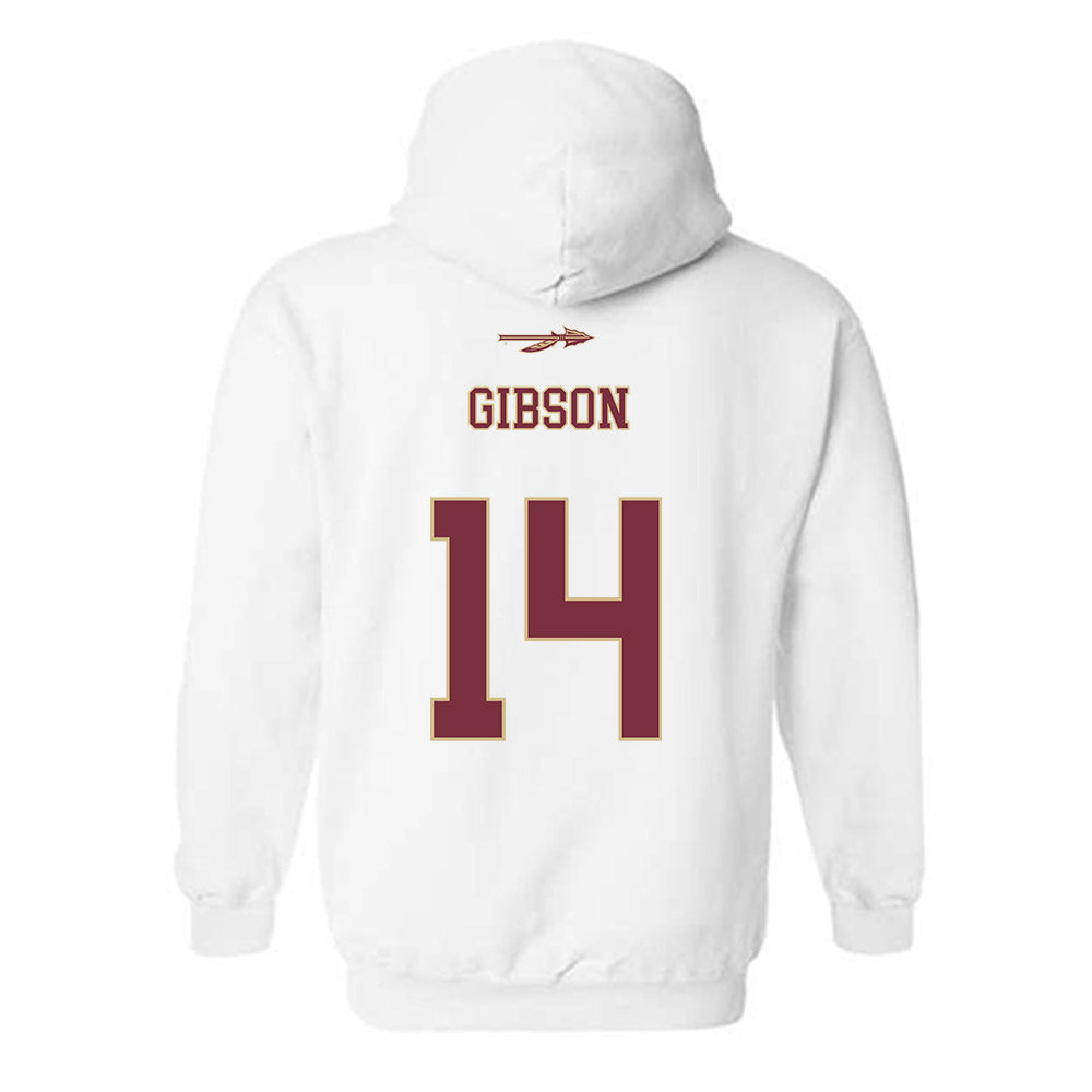 FSU - NCAA Baseball : BJ Gibson - Sports Shersey Hooded Sweatshirt-1