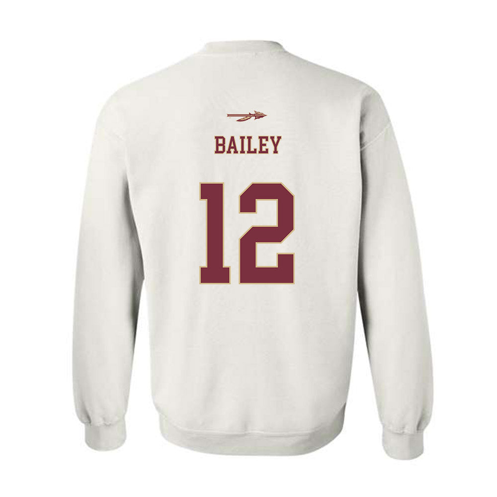 FSU - NCAA Baseball : Myles Bailey - Sports Shersey Crewneck Sweatshirt-1